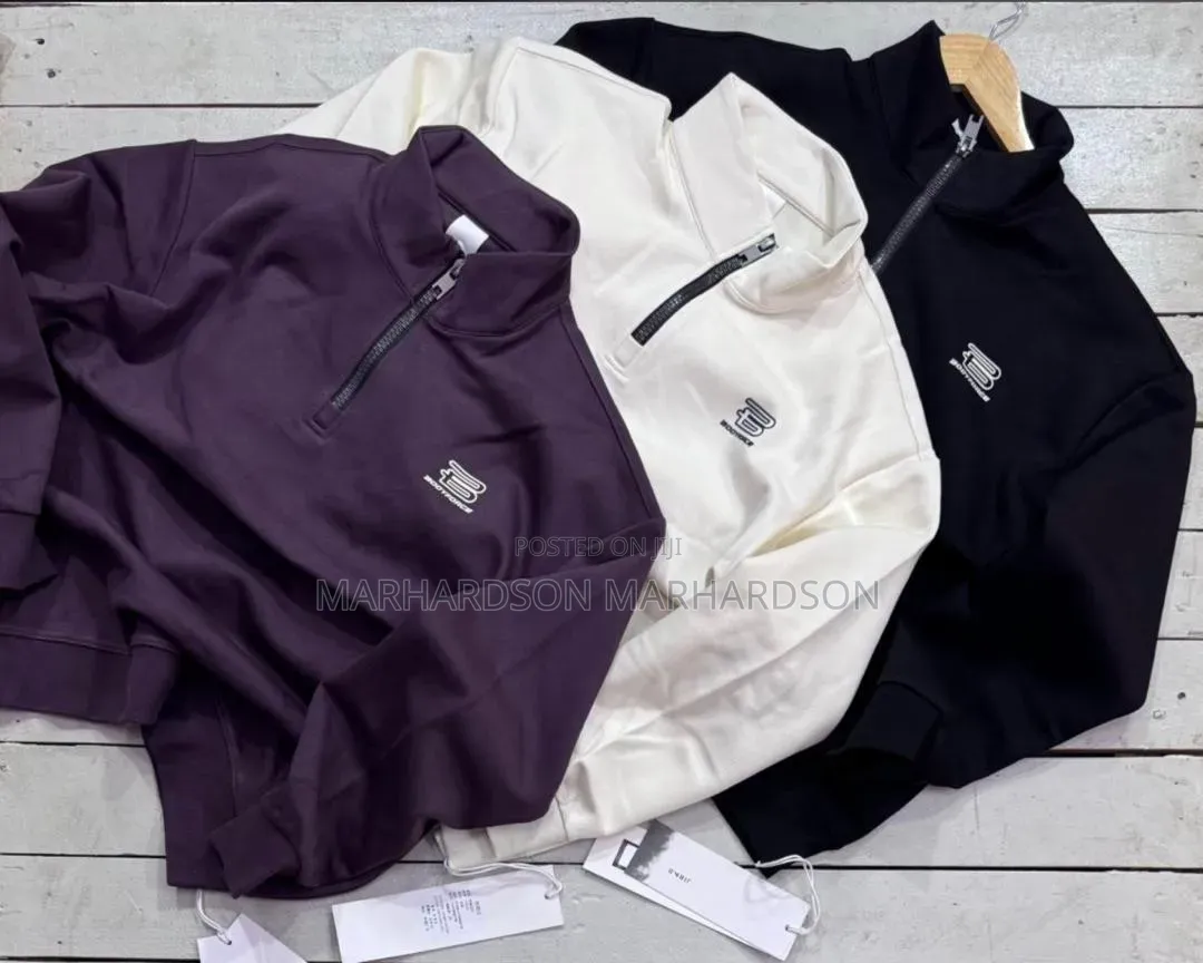 Collar Quarter Zip Sweaters