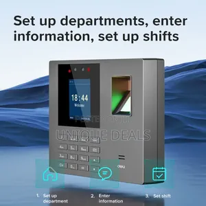Deli Fingerprint And Face Attendance Biometric Machine