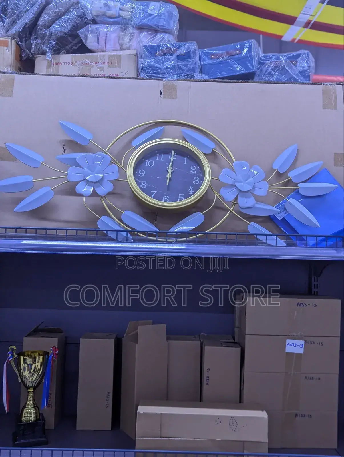 Flower Wall Clock