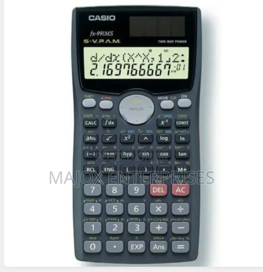 Casio Fx-991ms Scientific Calculator - Black