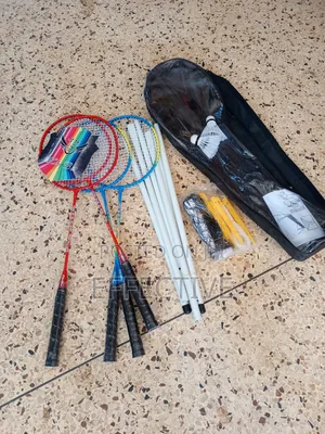 Portable Badminton Set.
