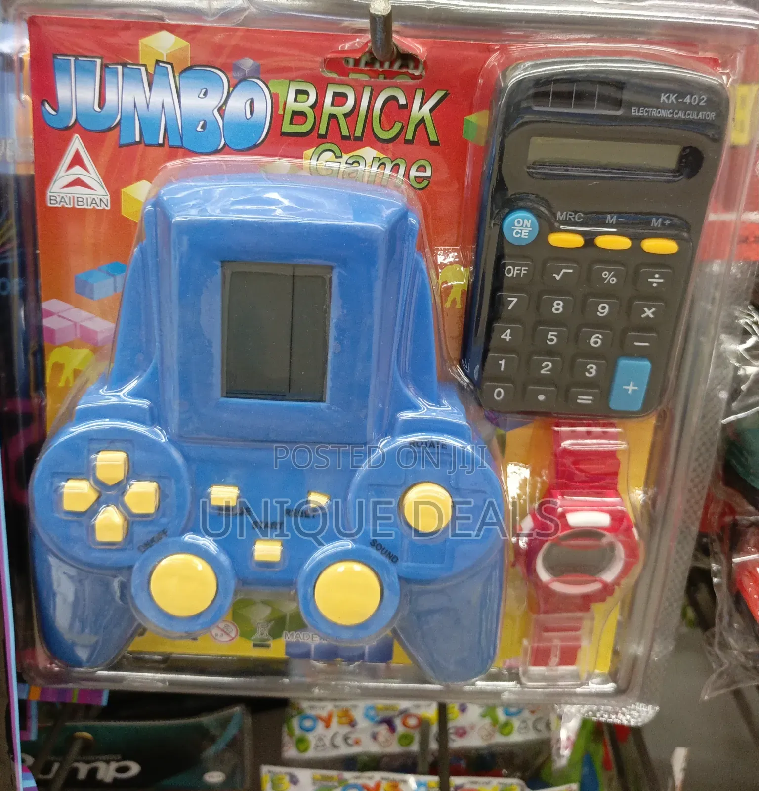 Jumbo Brick Game Portable Electronic Console Set