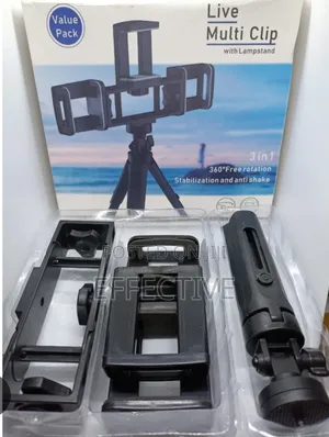 Generic 3-in-1 Live Multi Clip Mobile Stand.