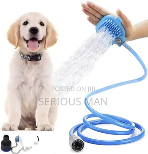 In-1 Dog Grooming Sprayer and Scrubber Attachment,