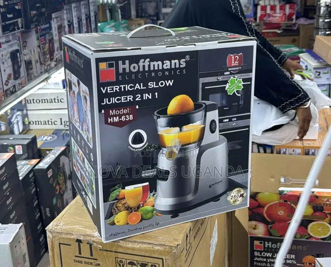Hoffmans Hm-638 2in1 Vertical Slow Juicer