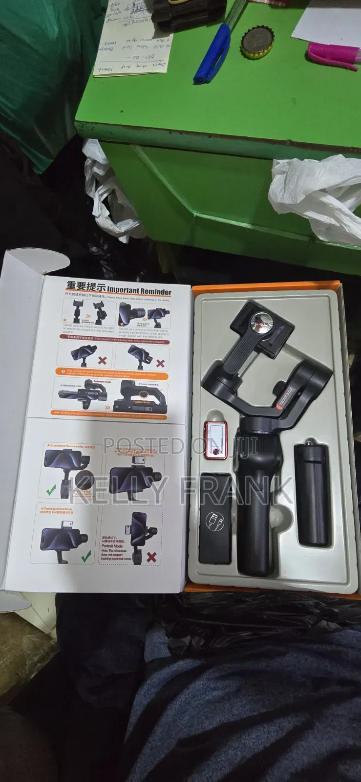 Video Lx_55 Max 3-Axis Smartphone Stabilizer