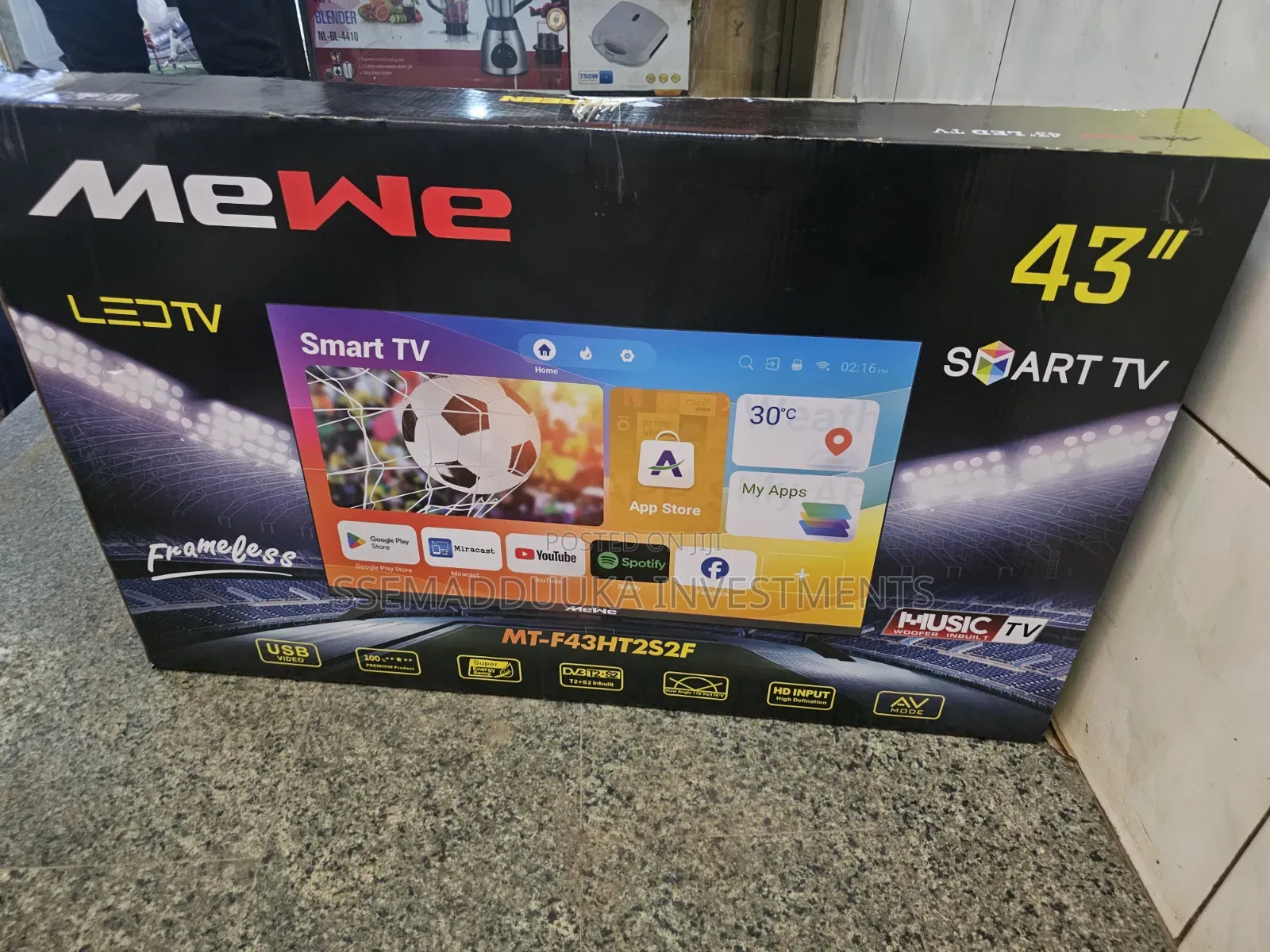 Mewe 43inches Smart Android Tv