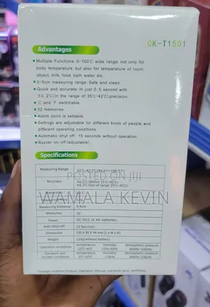 Infrared Forehead Thermometer