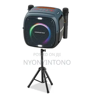 Hope Star Rechargeable Portable Speaker With 2 Microphone