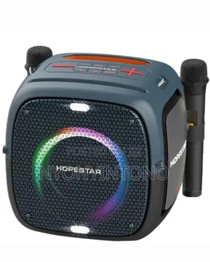 Hope Star Rechargeable Portable Speaker With 2 Microphone