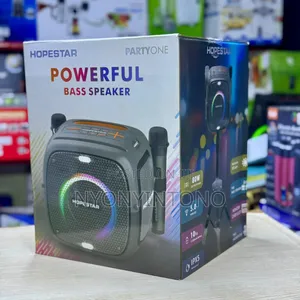 Hope Star Rechargeable Portable Speaker With 2 Microphone