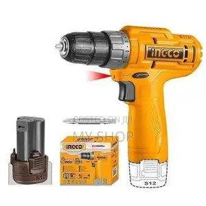 Ingco 12v Cordless Drill, Cordless Drilling Machine With 1.5 Battery
