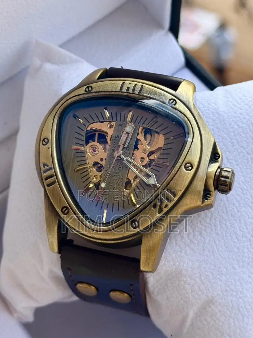 Hard Brown Leather Strap
