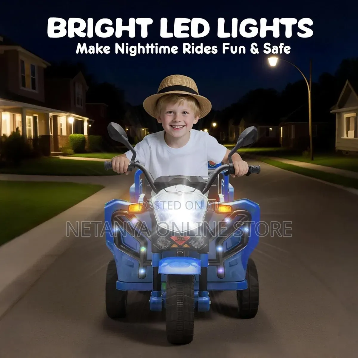 12v Kids 3 Wheels Electric Cargo Truck