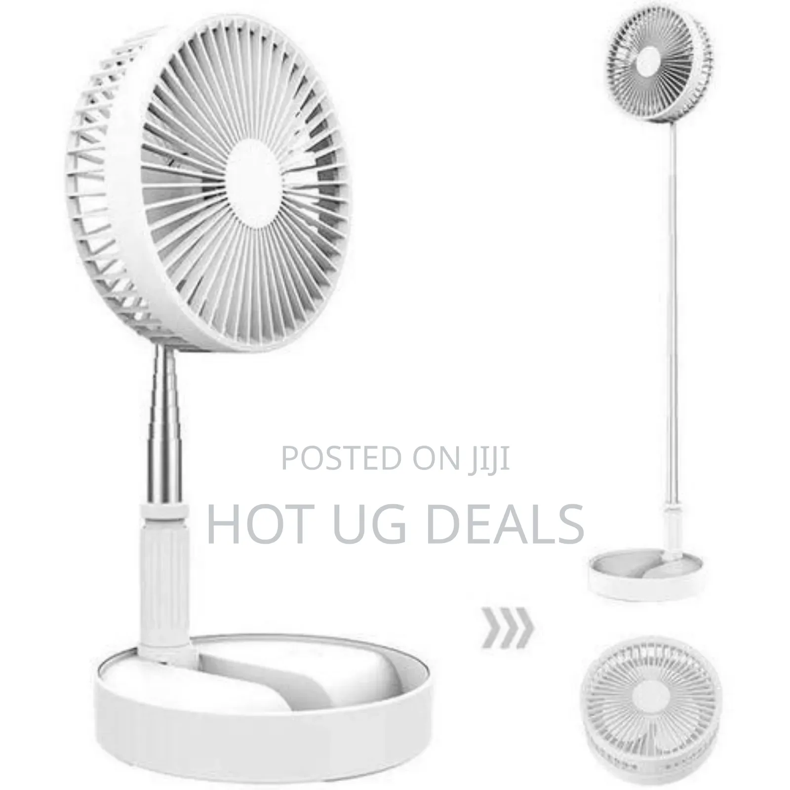Portable Folding Fan, Mini Evaporative Air Cooler Table Fan