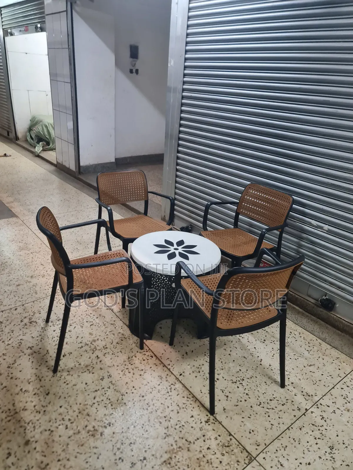 Plastic Cafe Table and Chairs Plastic Cafe Table and Chairs Set