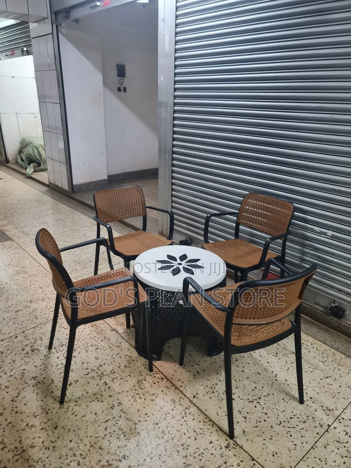 Plastic Cafe Table and Chairs Plastic Cafe Table and Chairs Set