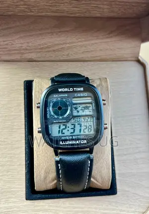 World Time Casio Wrist Watch