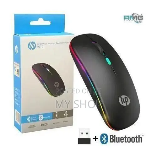 Hp Slim Wireless Mouse With Both Bluetooth and Micro Usb