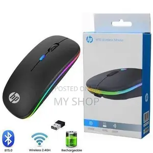 Hp Slim Wireless Mouse With Both Bluetooth and Micro Usb
