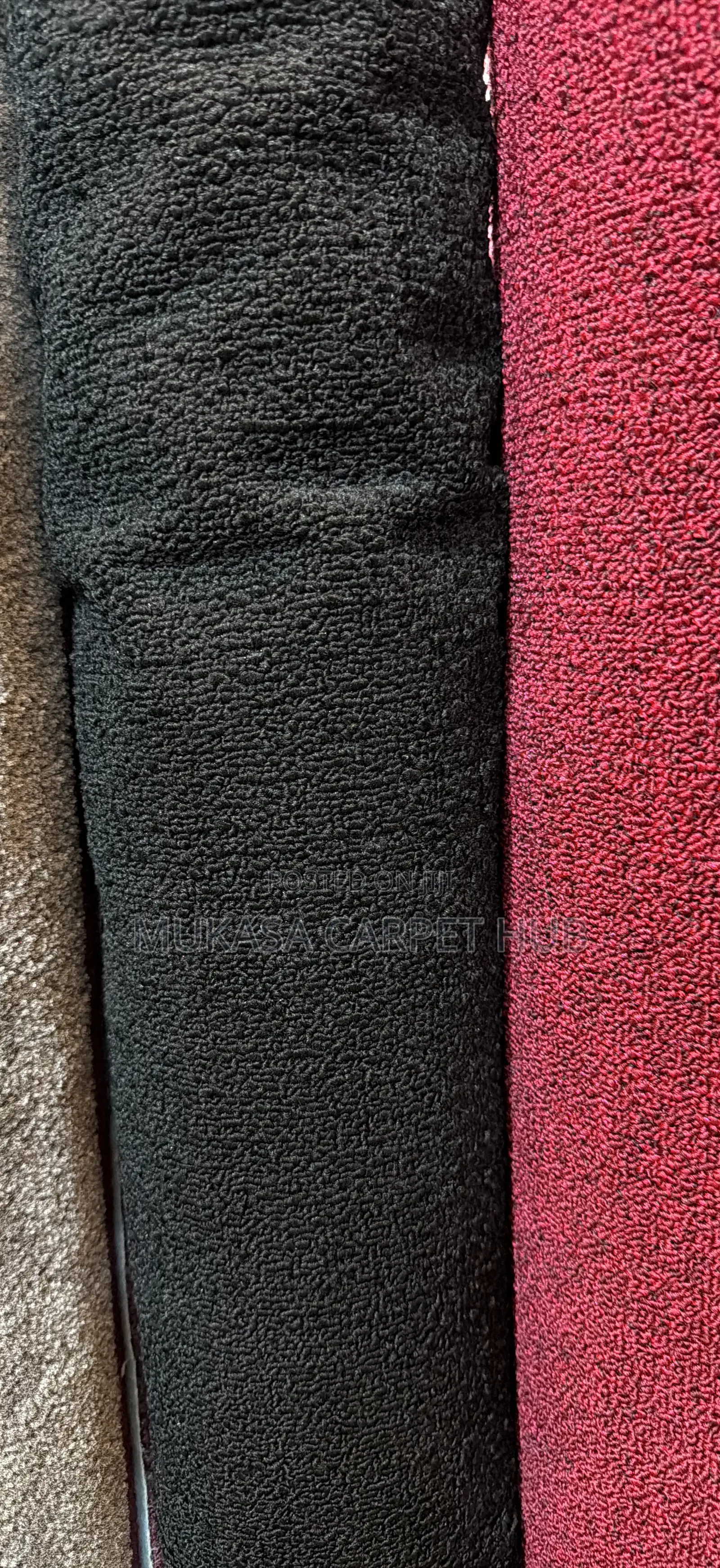 Luxury Black Woolen Carpet – Modern Interior Decoration