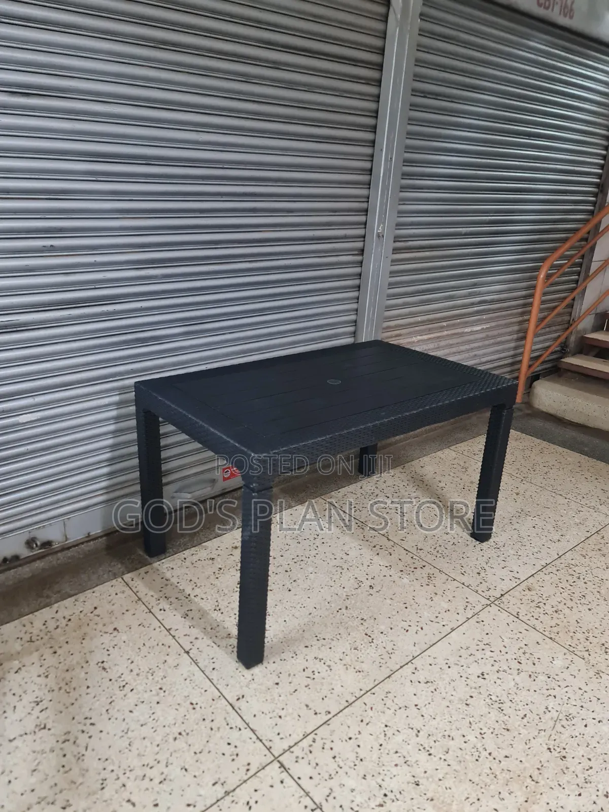 Xedeco Plastic Table Plastic Table 6people