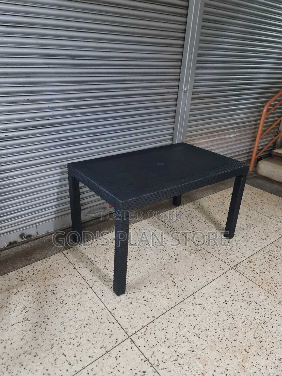Xedeco Plastic Table Plastic Table 6people