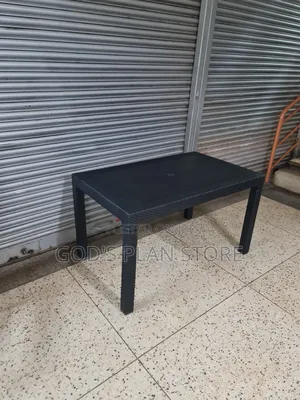 Xedeco Plastic Table Plastic Table 6people