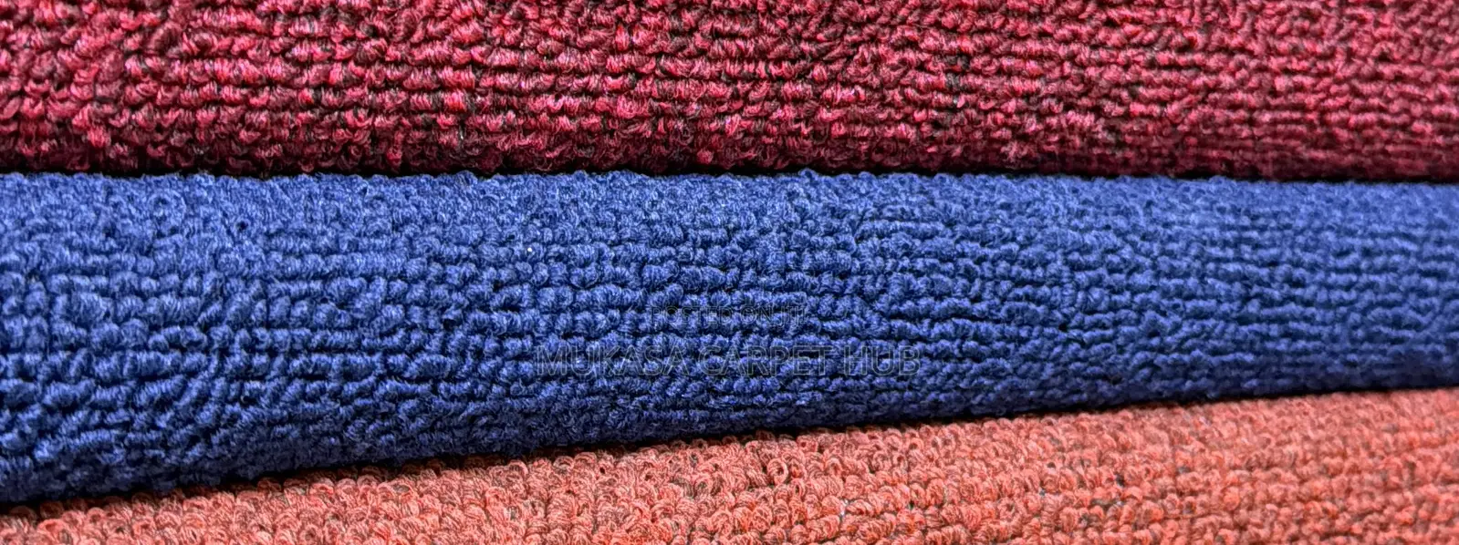 Dark Blue Woolen Carpet – Comfortable Modern Design