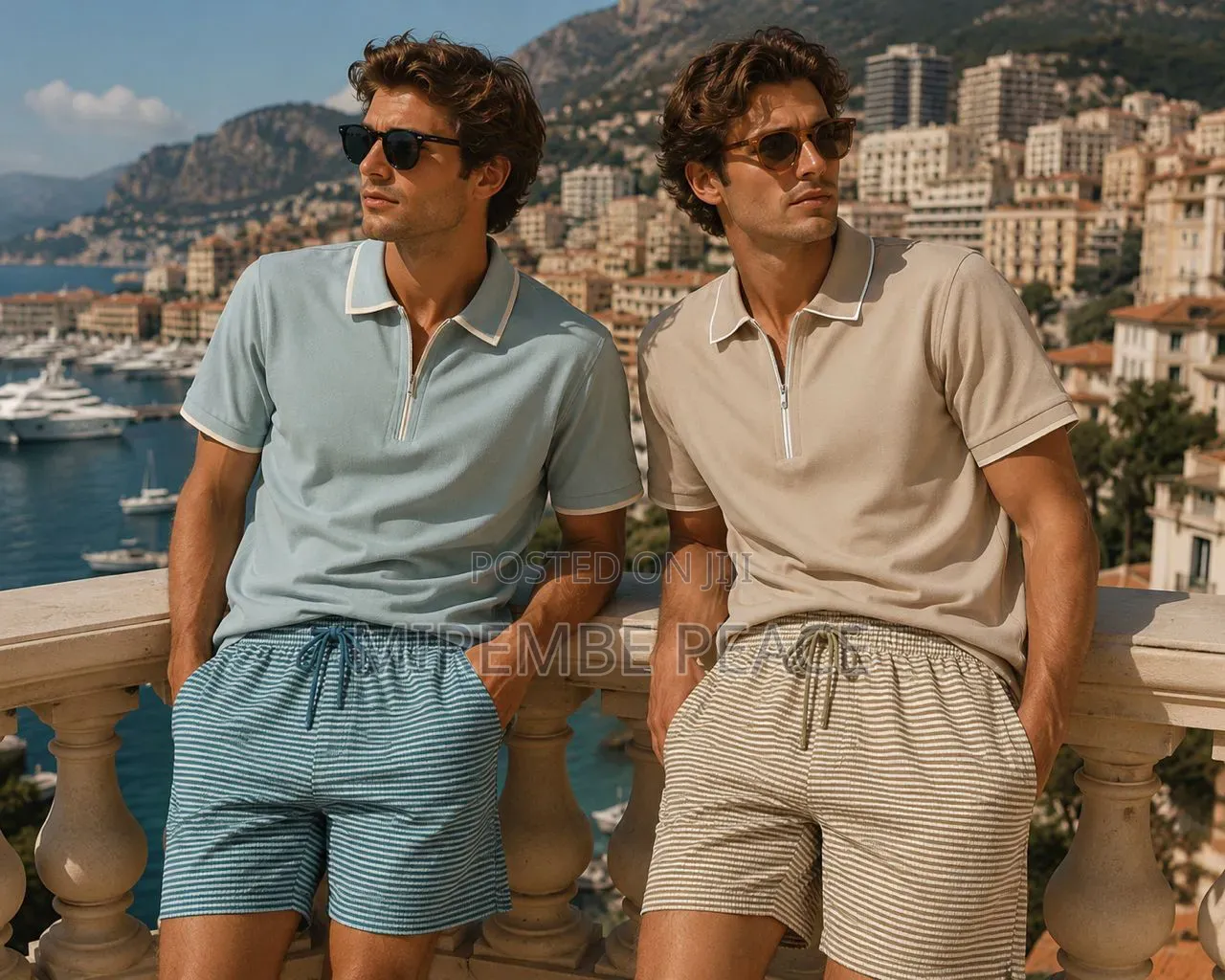 Quarter Zip Polo Shirts
