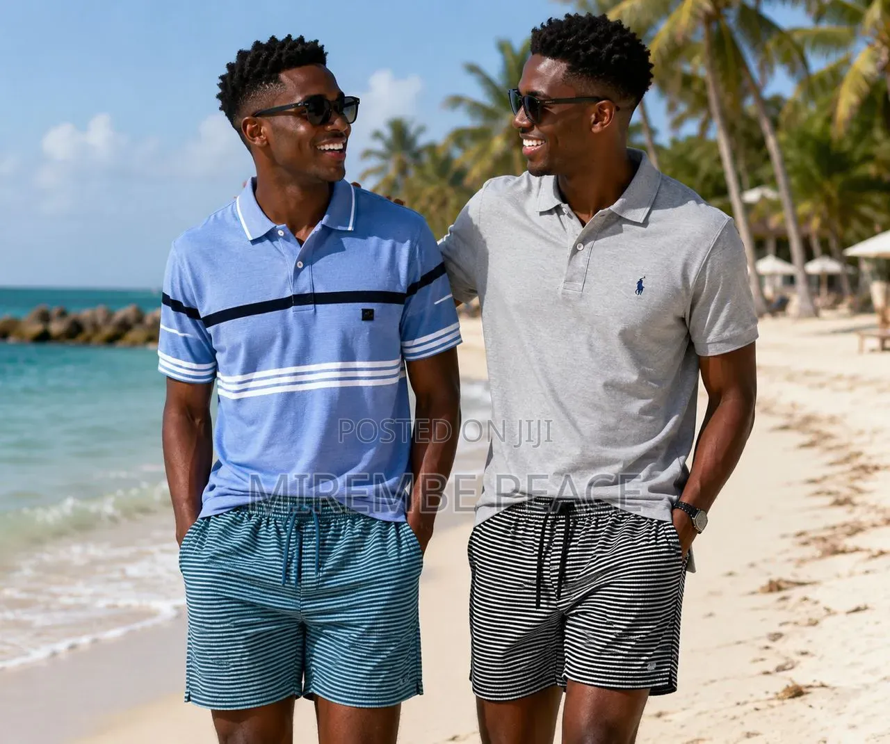 Quarter Zip Polo Shirts