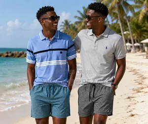 Quarter Zip Polo Shirts