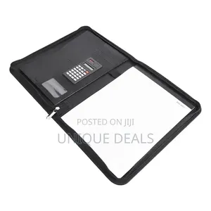 A4 Multifunctional Business Folder With an Integrated Calculator