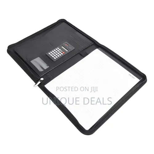 A4 Multifunctional Business Folder With an Integrated Calculator
