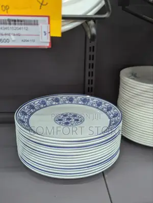 Blue and White Ceramic Serving Plates
