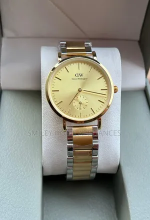 Yellow Face Women's Original Daniel Wellington Classy Wrist Time Piece