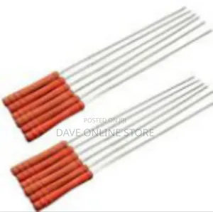 Durable Stainless Steel Skewers for Grilling and BBQ (Set of 12)