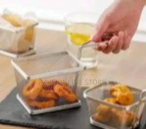 Mini Square Stainless Steel Serving Fry Basket