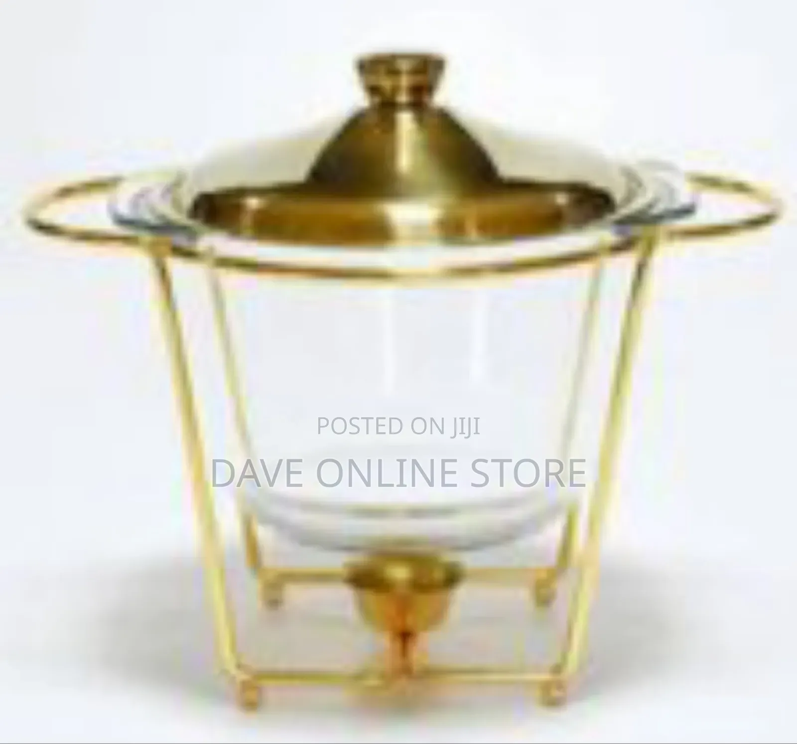 Glass Chafing Dish or Food Warmer