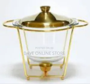 Glass Chafing Dish or Food Warmer