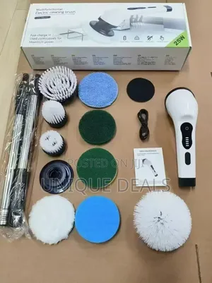 9 in 1 Cordless Electric Spin Scrubber