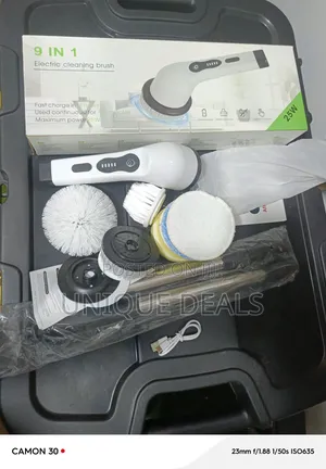 9 in 1 Cordless Electric Spin Scrubber