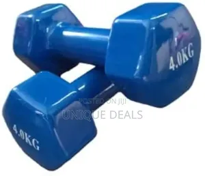 Vinyl Coated Fixed Dumbbells 4kg