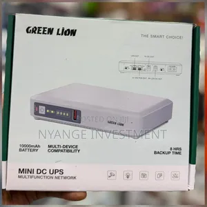 Green Lion Mini Dc Ups 10000mah For Network Power Backup.