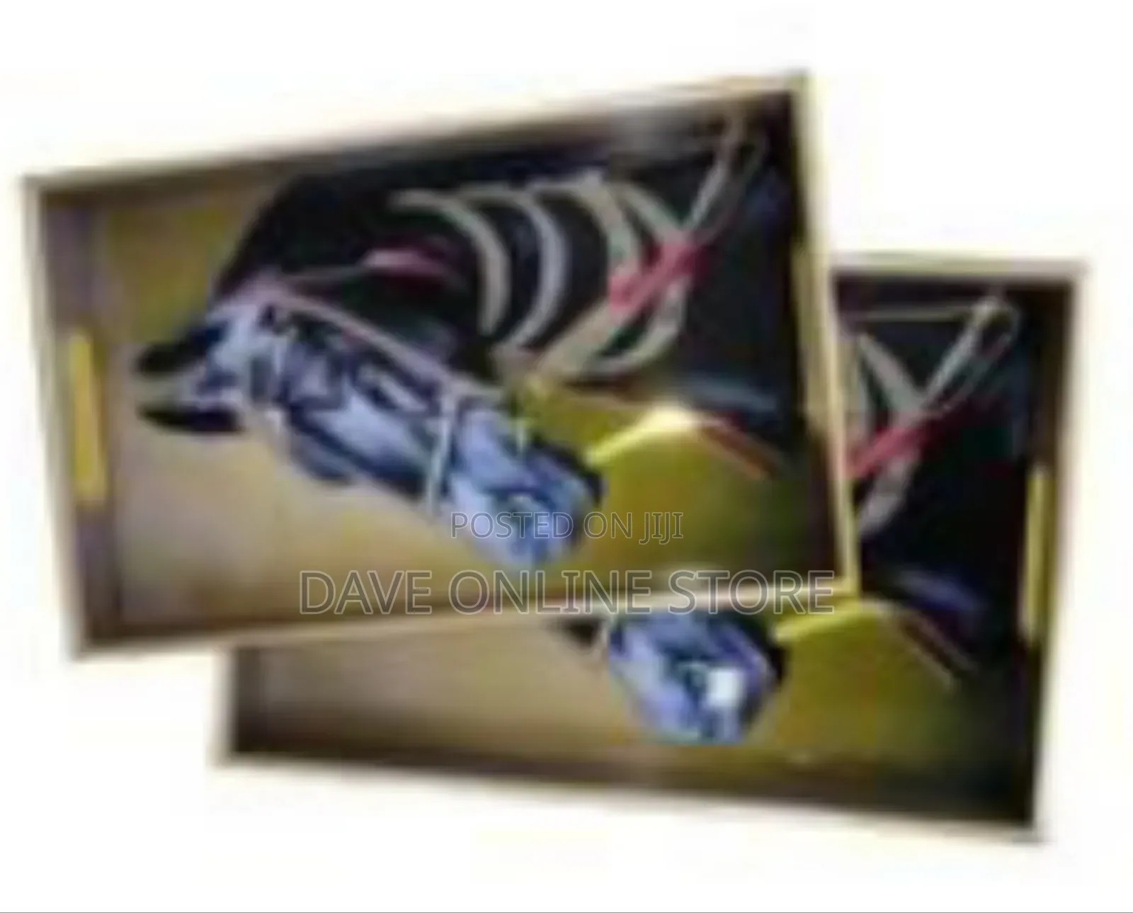 Artistic Equine Serving Tray Set