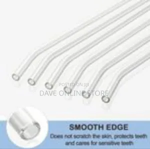 Set of 4 Eco-Friendly Reusable Glass Straws