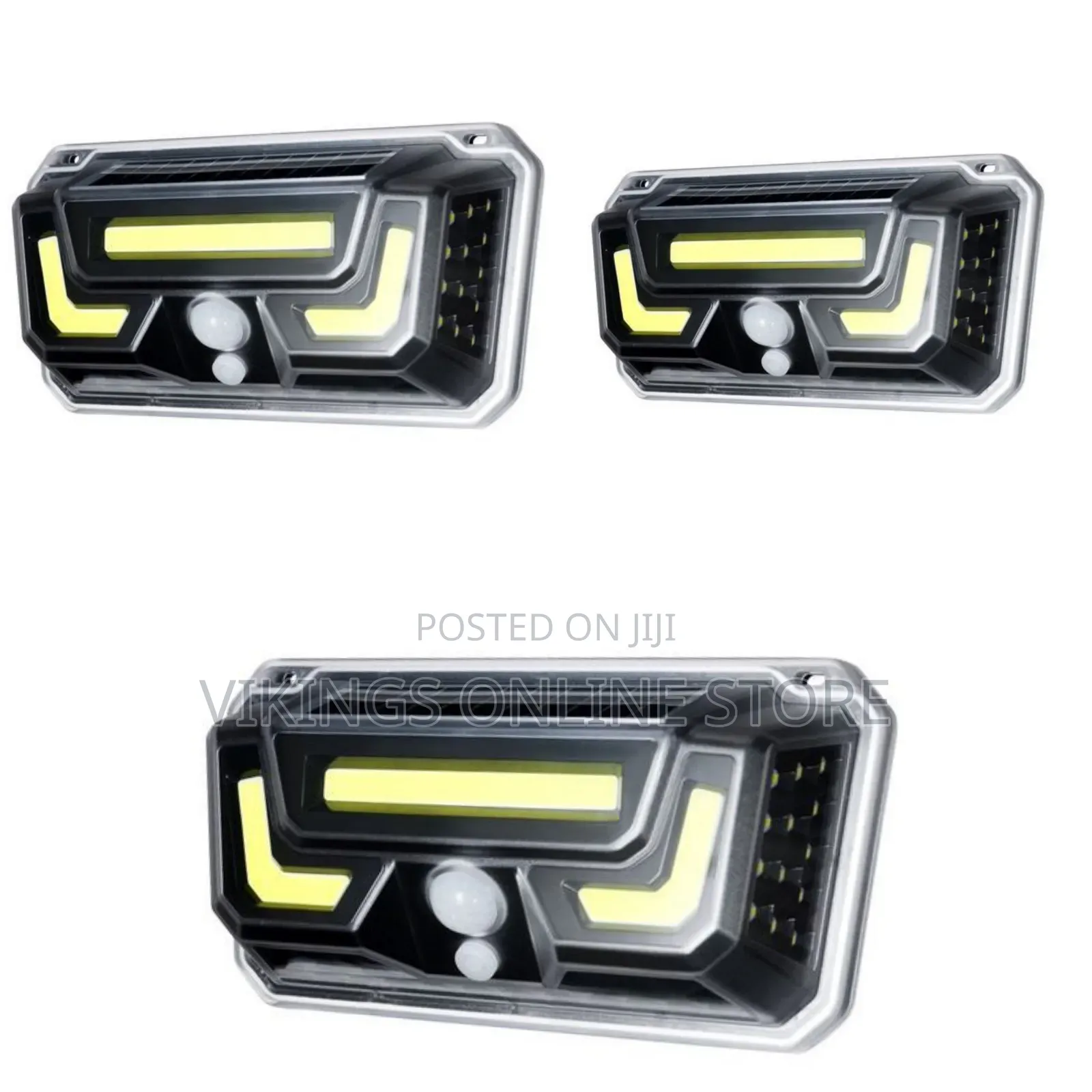 Bionic Light, Motion Activated Bright Solar Powered Led Light - Black