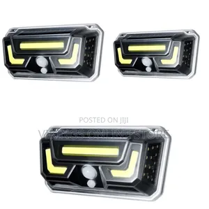 Bionic Light, Motion Activated Bright Solar Powered Led Light - Black