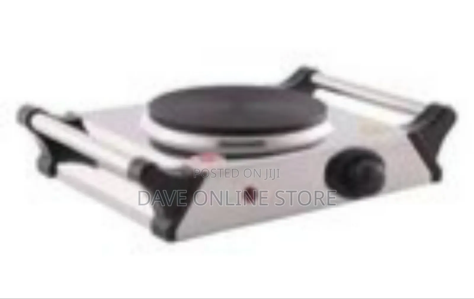 Single Plate Electric Hot Plate - Silver
