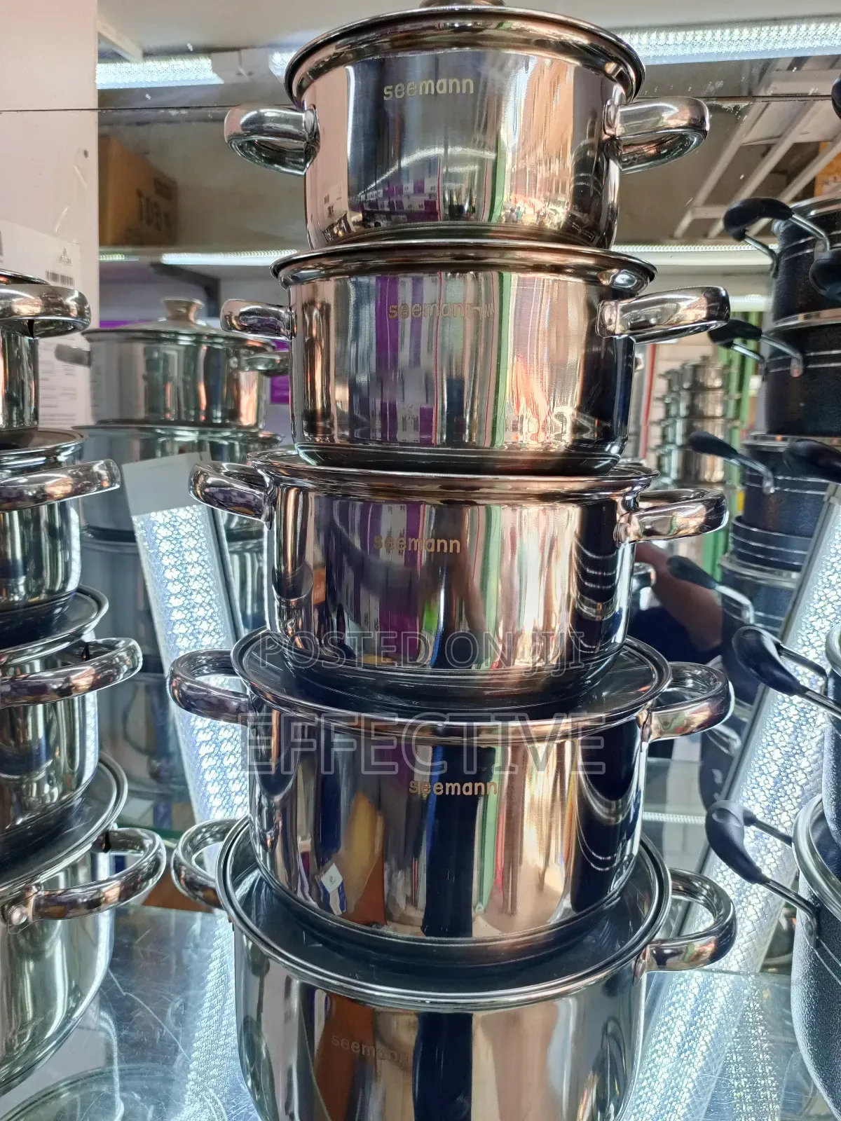 Seemann Stainless Steel Cookware Set.